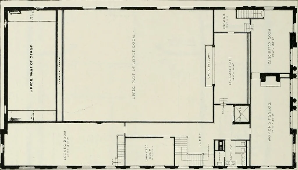 An illustration from The Architect & engineer of California and the Pacific Coast, 1905, leaf 129