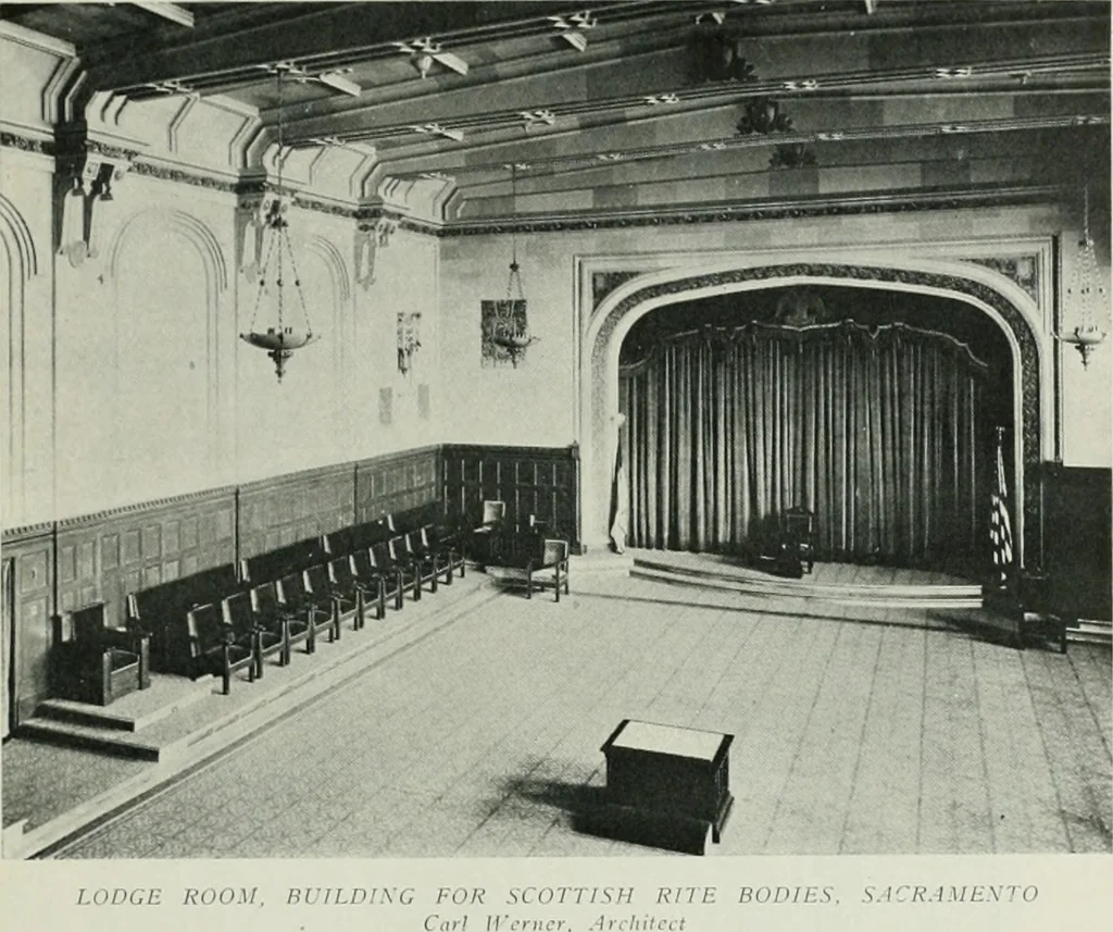 An illustration from The Architect & engineer of California and the Pacific Coast, 1905, leaf 130