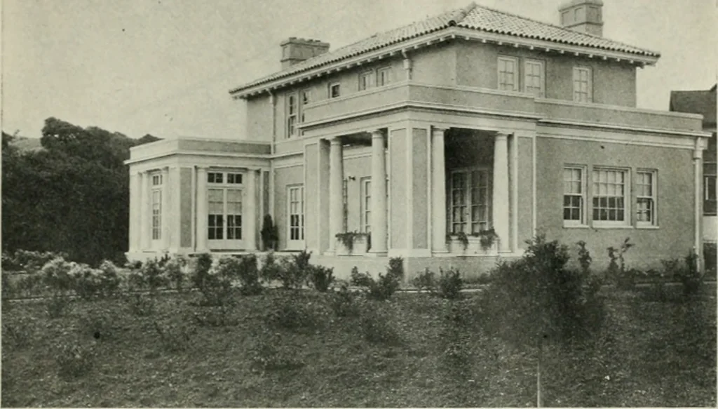 An illustration from The Architect & engineer of California and the Pacific Coast, 1905, leaf 14