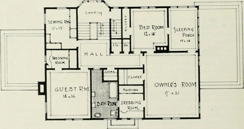 An illustration from The Architect & engineer of California and the Pacific Coast, 1905, leaf 153