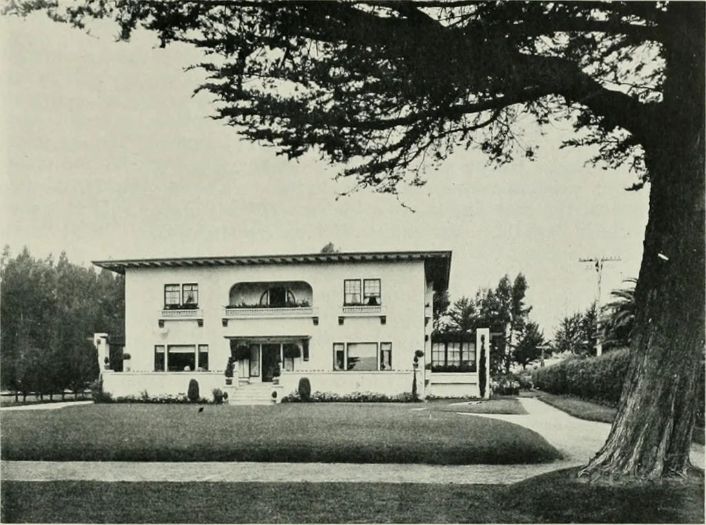 An illustration from The Architect & engineer of California and the Pacific Coast, 1905, leaf 156