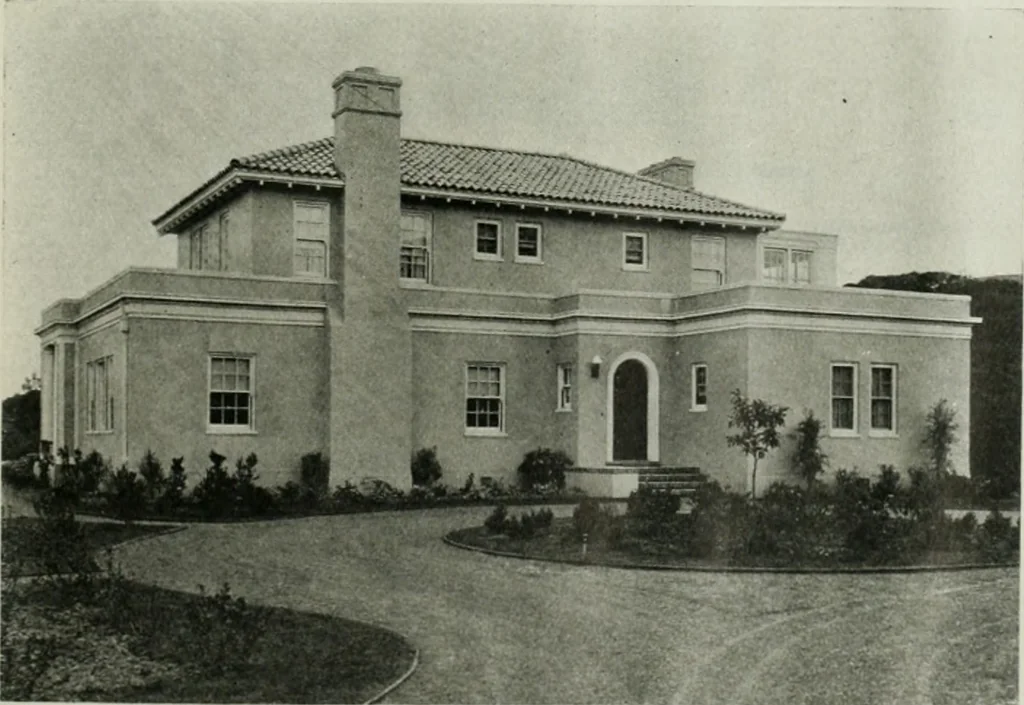 An illustration from The Architect & engineer of California and the Pacific Coast, 1905, leaf 16