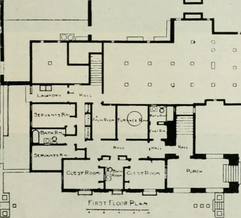 An illustration from The Architect & engineer of California and the Pacific Coast, 1905, leaf 208
