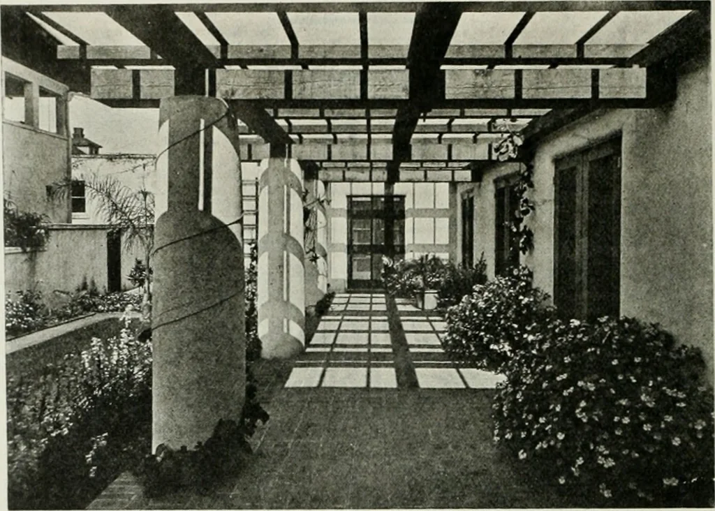 An illustration from The Architect & engineer of California and the Pacific Coast, 1905, leaf 209