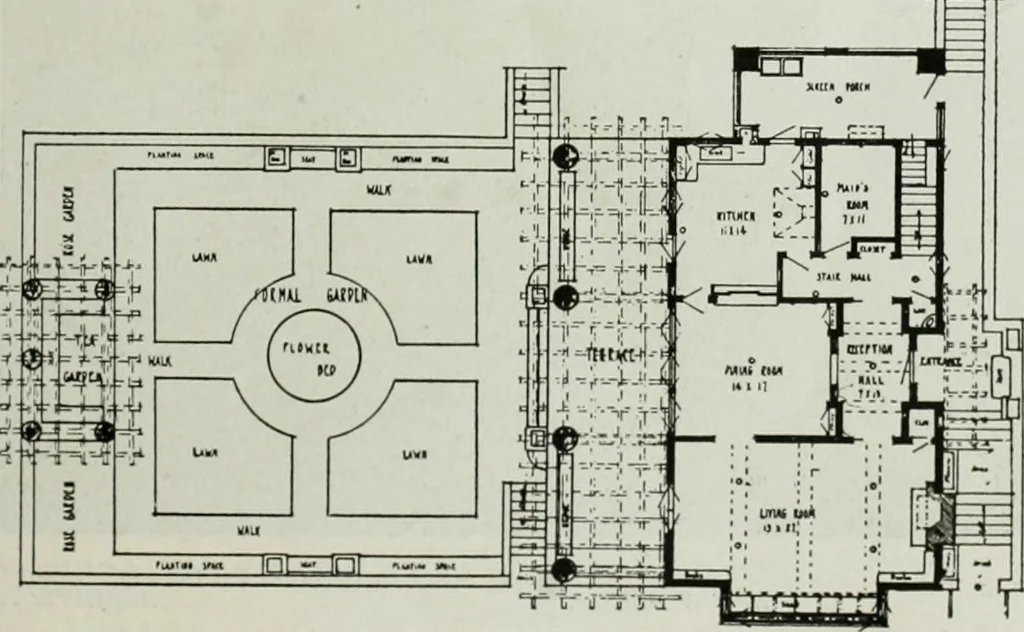 An illustration from The Architect & engineer of California and the Pacific Coast, 1905, leaf 210