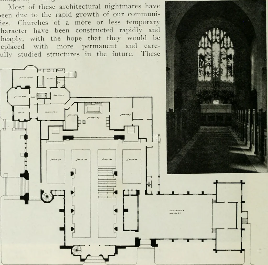 An illustration from The Architect & engineer of California and the Pacific Coast, 1905, leaf 219