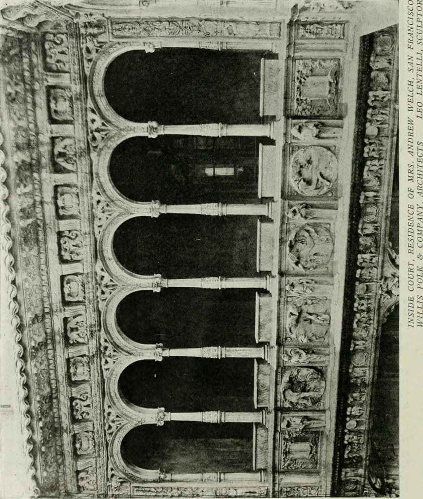 An illustration from The Architect & engineer of California and the Pacific Coast, 1905, leaf 225