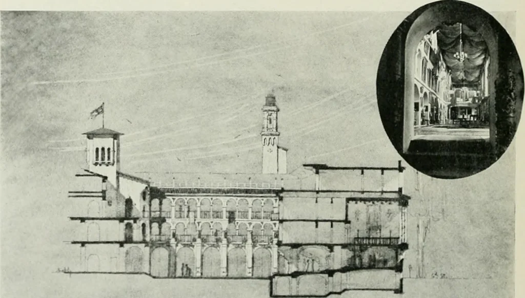 An illustration from The Architect & engineer of California and the Pacific Coast, 1905, leaf 315