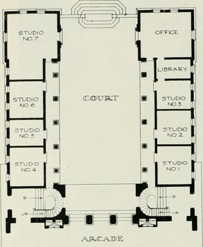 An illustration from The Architect & engineer of California and the Pacific Coast, 1905, leaf 325