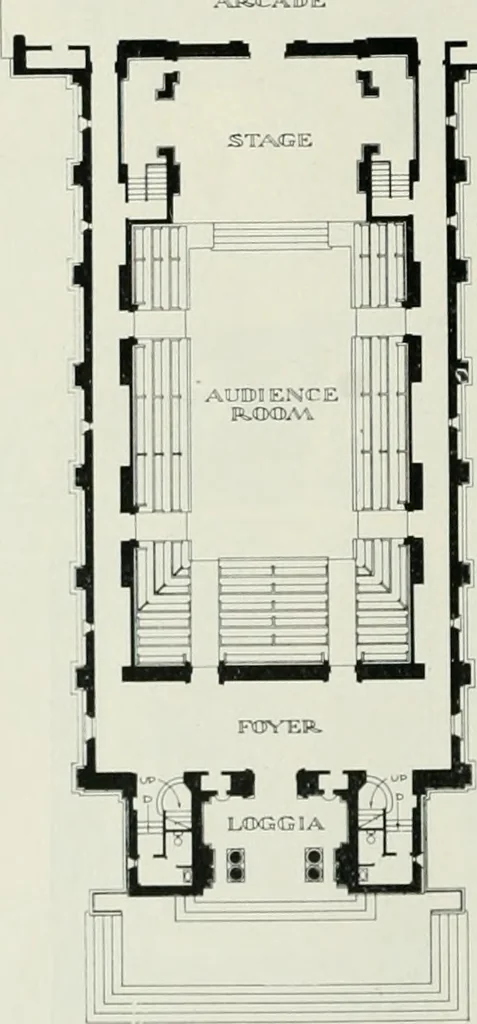 An illustration from The Architect & engineer of California and the Pacific Coast, 1905, leaf 325