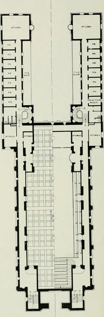 An illustration from The Architect & engineer of California and the Pacific Coast, 1905, leaf 325