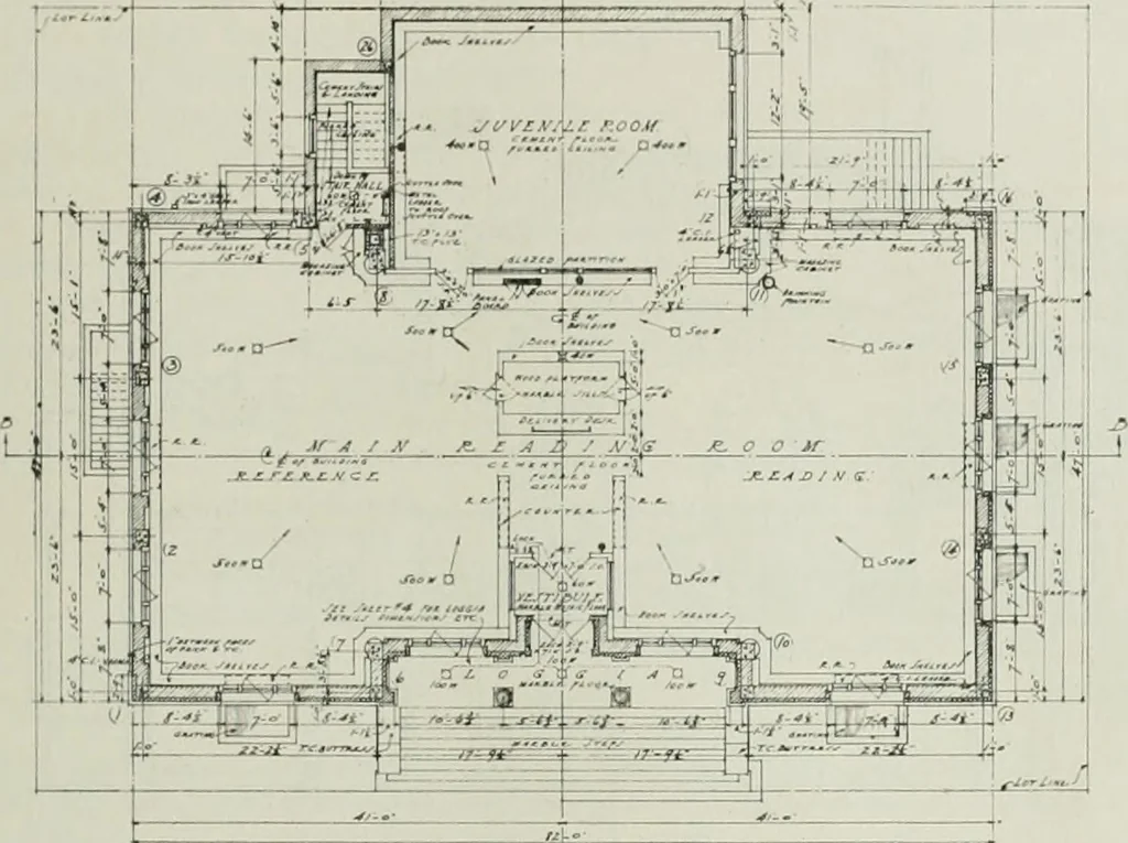 An illustration from The Architect & engineer of California and the Pacific Coast, 1905, leaf 438
