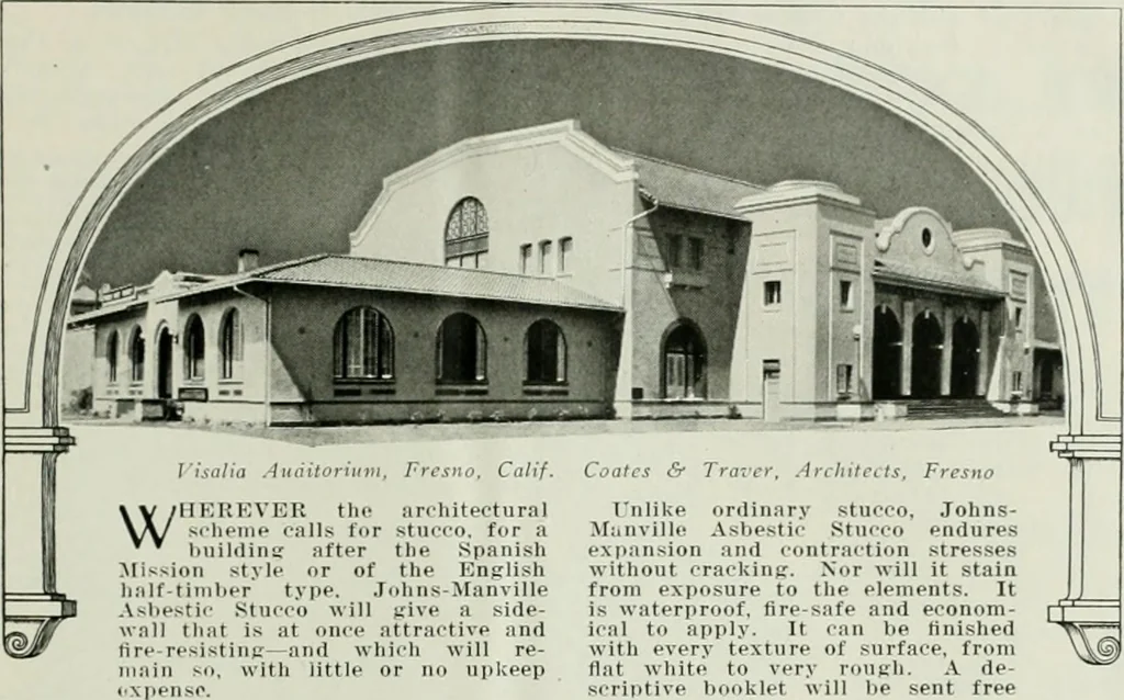 An illustration from The Architect & engineer of California and the Pacific Coast, 1905, leaf 584