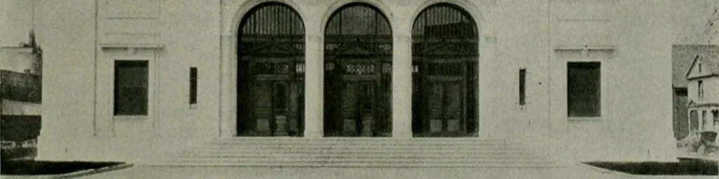 An illustration from The Architect & engineer of California and the Pacific Coast, 1905, leaf 108