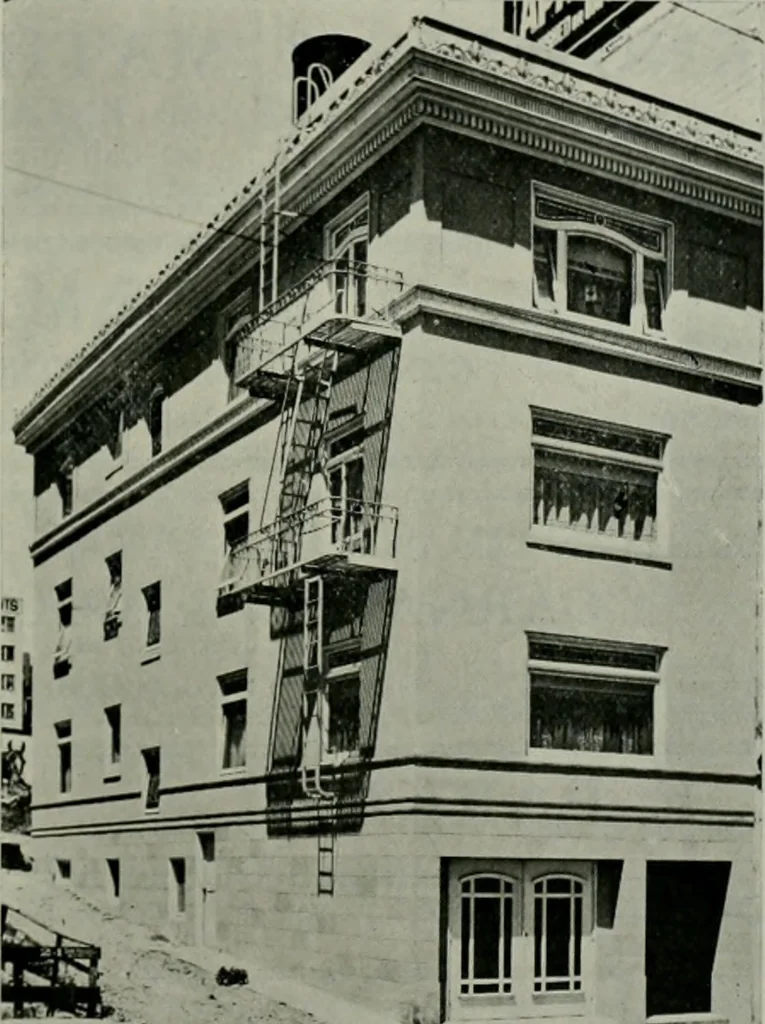 An illustration from The Architect & engineer of California and the Pacific Coast, 1905, leaf 142