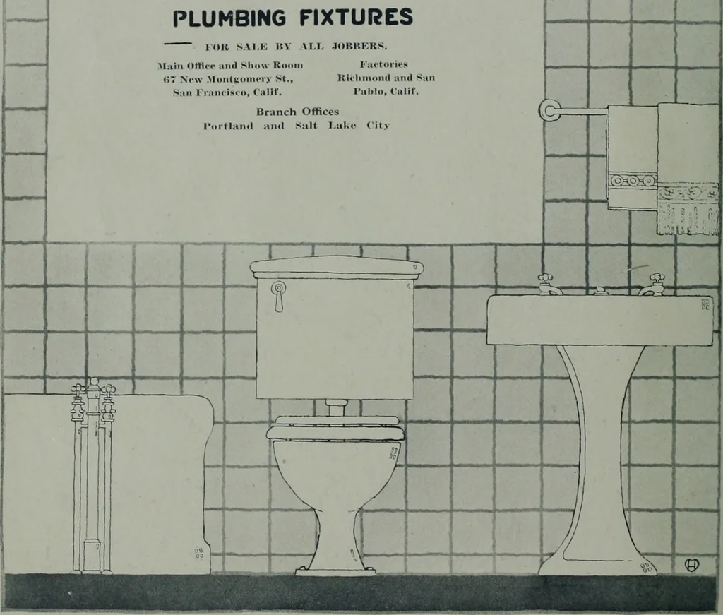 An illustration from The Architect & engineer of California and the Pacific Coast, 1905, leaf 155