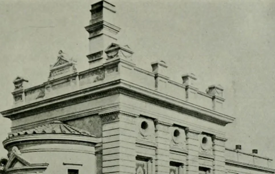 An illustration from The Architect & engineer of California and the Pacific Coast, 1905, leaf 200