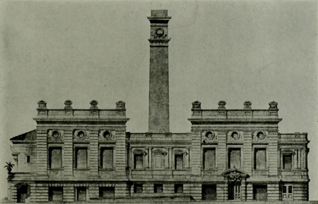 An illustration from The Architect & engineer of California and the Pacific Coast, 1905, leaf 200