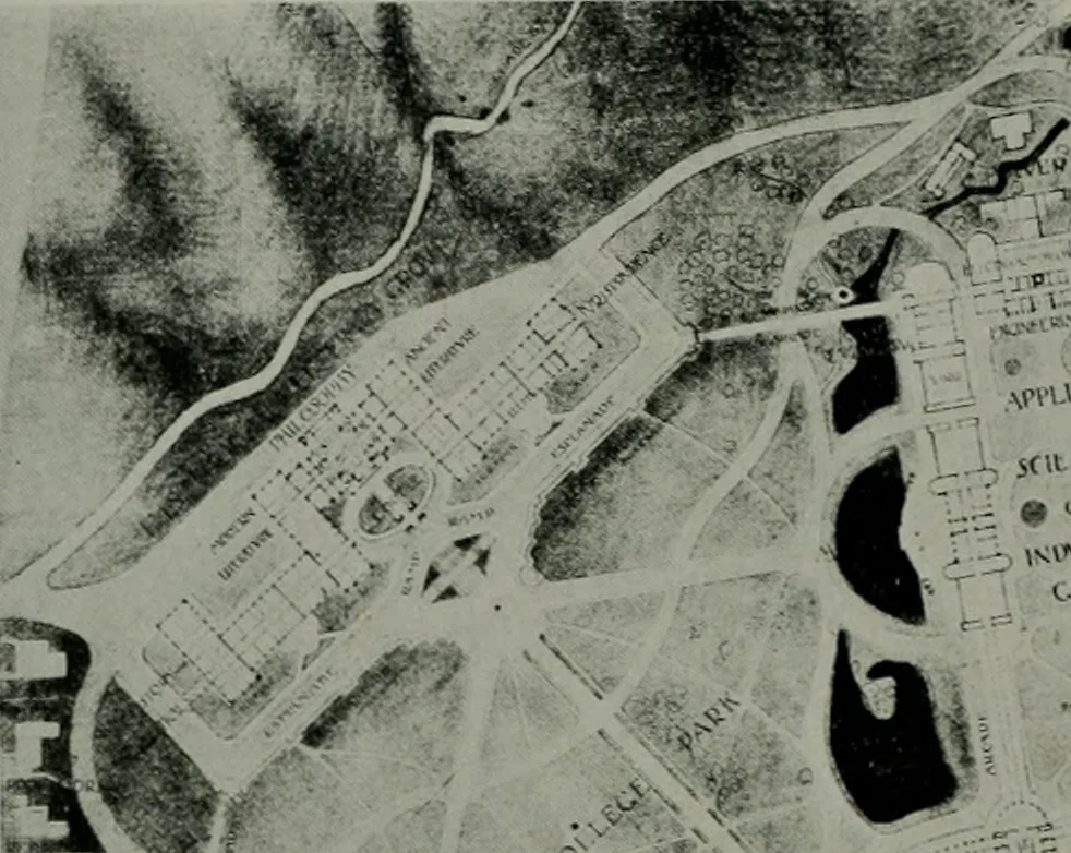 An illustration from The Architect & engineer of California and the Pacific Coast, 1905, leaf 211