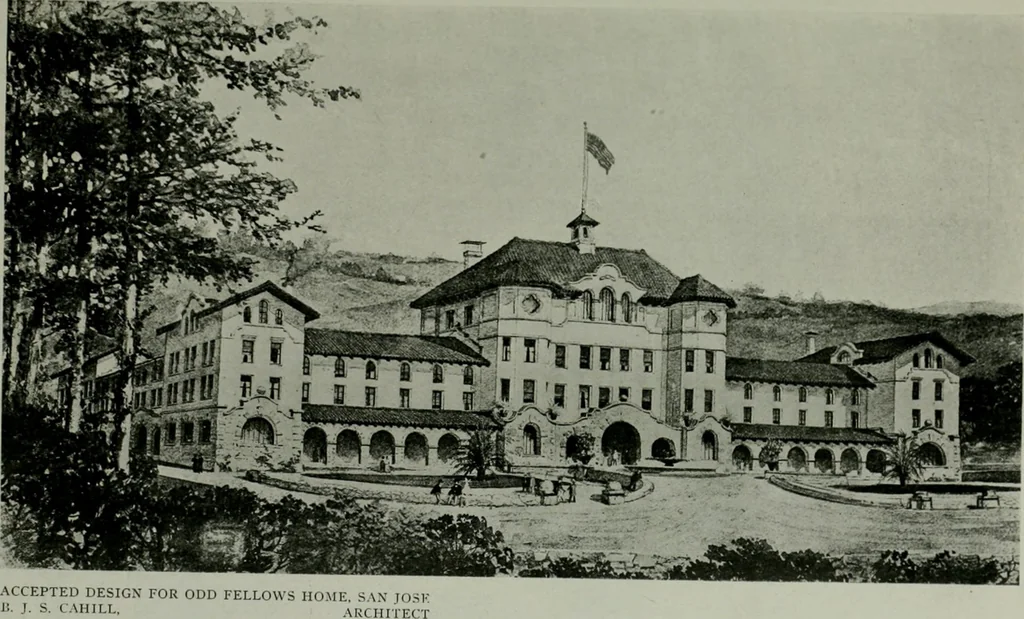 An illustration from The Architect & engineer of California and the Pacific Coast, 1905, leaf 216