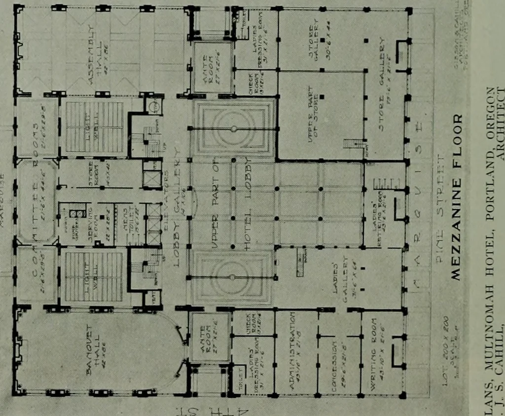 An illustration from The Architect & engineer of California and the Pacific Coast, 1905, leaf 219