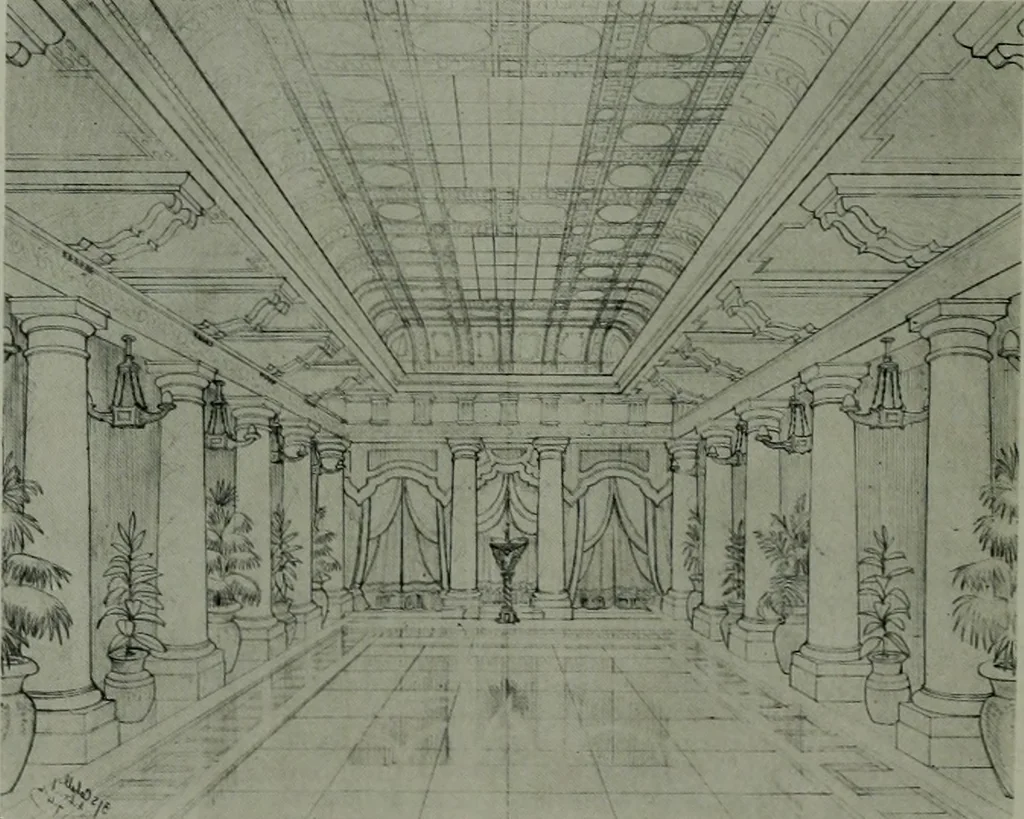An illustration from The Architect & engineer of California and the Pacific Coast, 1905, leaf 237