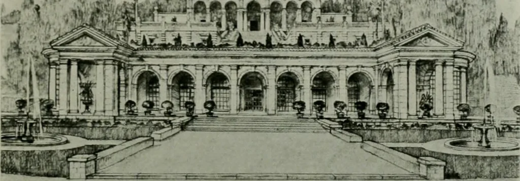 An illustration from The Architect & engineer of California and the Pacific Coast, 1905, leaf 244