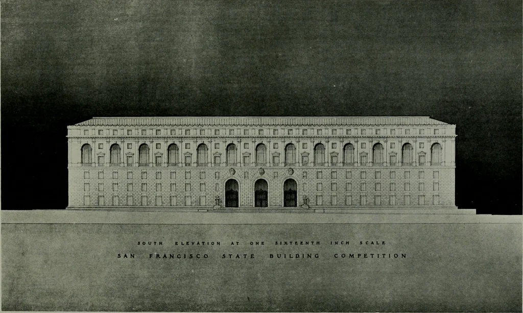 An illustration from The Architect & engineer of California and the Pacific Coast, 1905, leaf 343