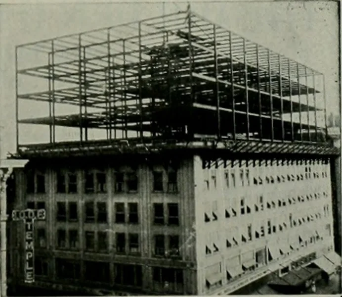 An illustration from The Architect & engineer of California and the Pacific Coast, 1905, leaf 40