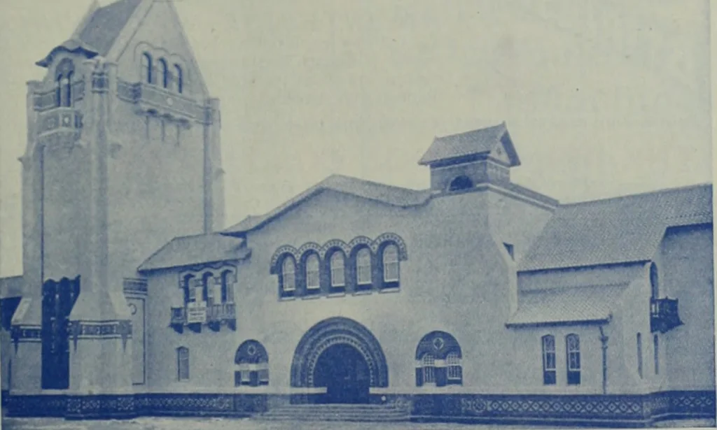 An illustration from The Architect & engineer of California and the Pacific Coast, 1905, leaf 476