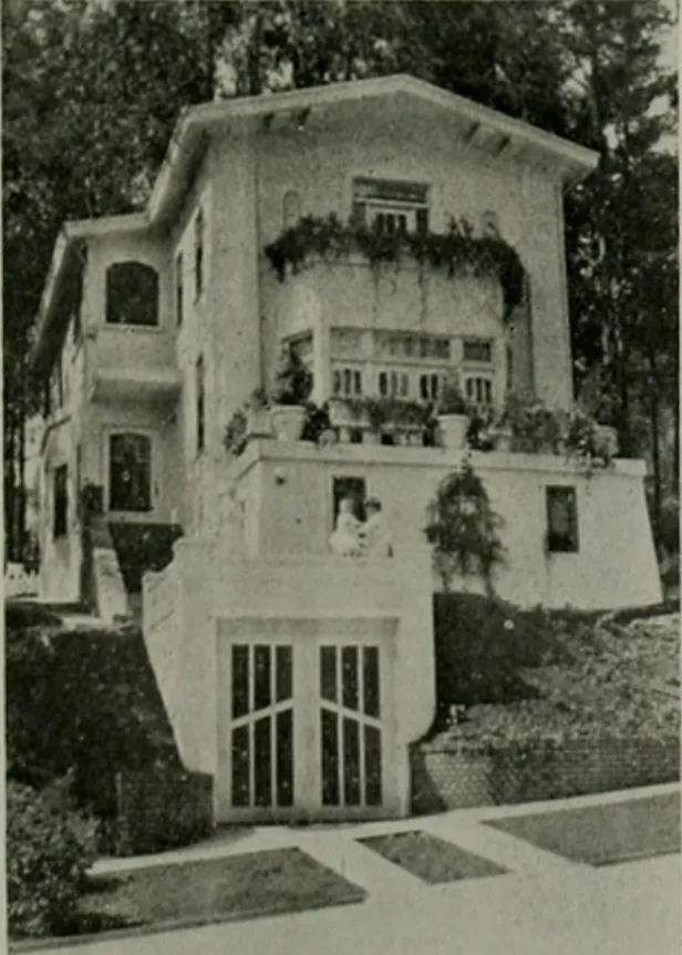 An illustration from The Architect & engineer of California and the Pacific Coast, 1905, leaf 480