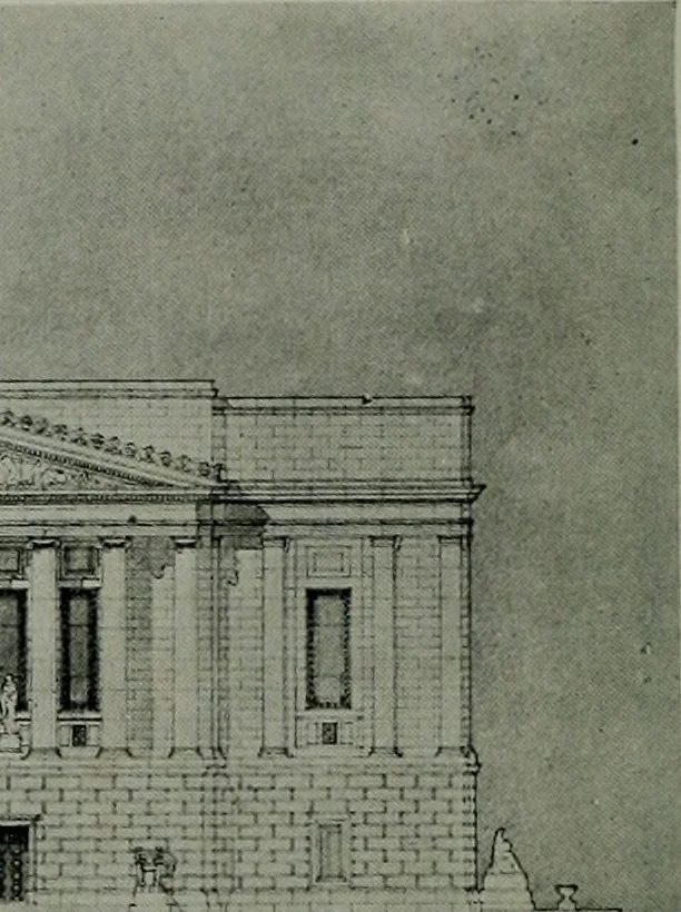 An illustration from The Architect & engineer of California and the Pacific Coast, 1905, leaf 493