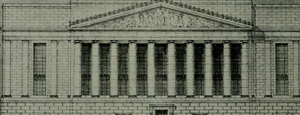 An illustration from The Architect & engineer of California and the Pacific Coast, 1905, leaf 493