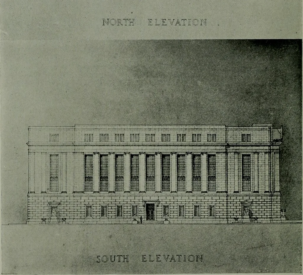 An illustration from The Architect & engineer of California and the Pacific Coast, 1905, leaf 495