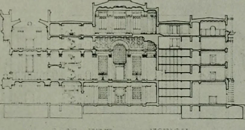 An illustration from The Architect & engineer of California and the Pacific Coast, 1905, leaf 498