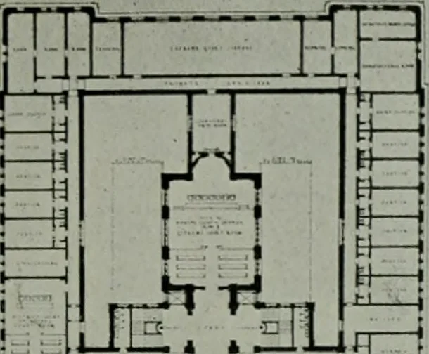 An illustration from The Architect & engineer of California and the Pacific Coast, 1905, leaf 500