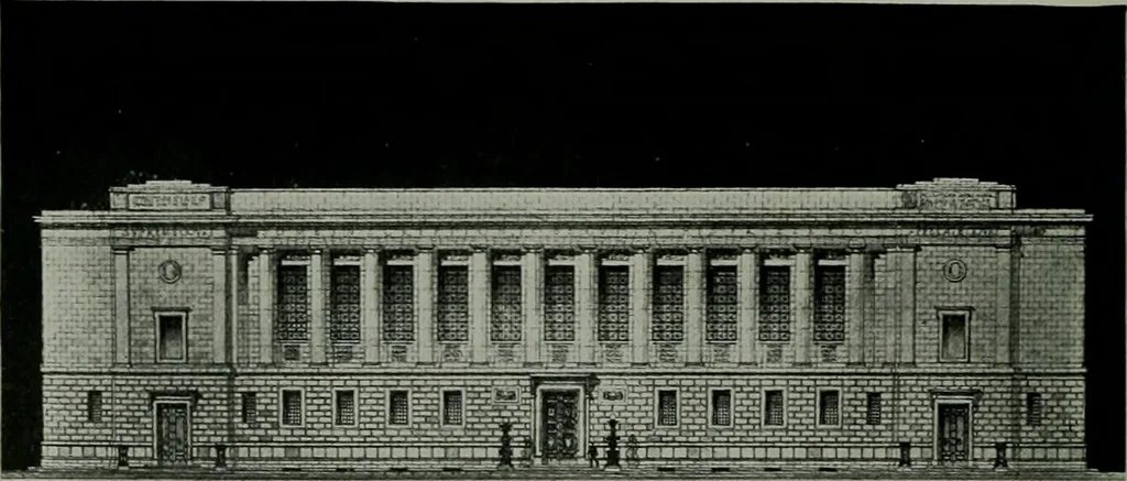 An illustration from The Architect & engineer of California and the Pacific Coast, 1905, leaf 503