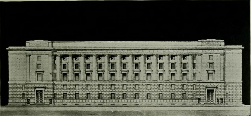 An illustration from The Architect & engineer of California and the Pacific Coast, 1905, leaf 504