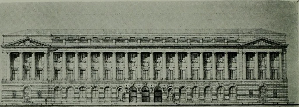 An illustration from The Architect & engineer of California and the Pacific Coast, 1905, leaf 505
