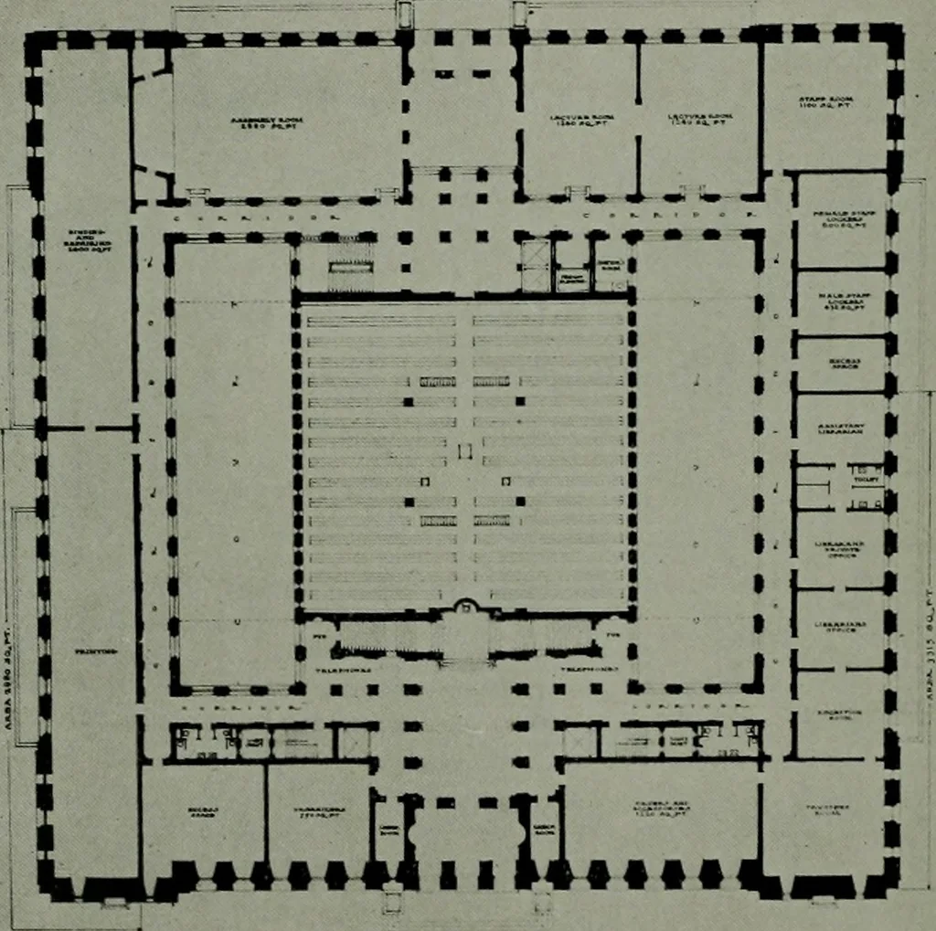 An illustration from The Architect & engineer of California and the Pacific Coast, 1905, leaf 505