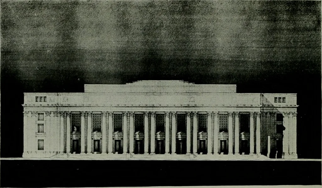 An illustration from The Architect & engineer of California and the Pacific Coast, 1905, leaf 507