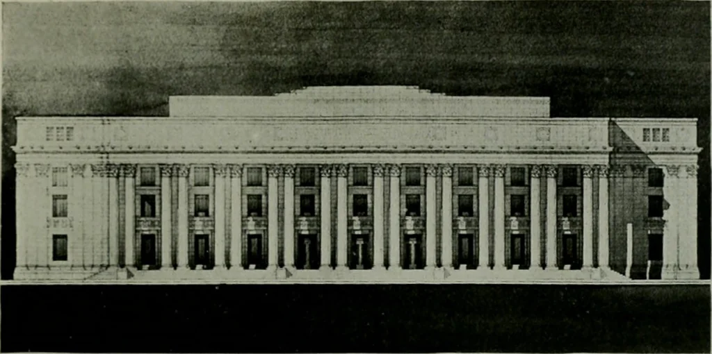 An illustration from The Architect & engineer of California and the Pacific Coast, 1905, leaf 508