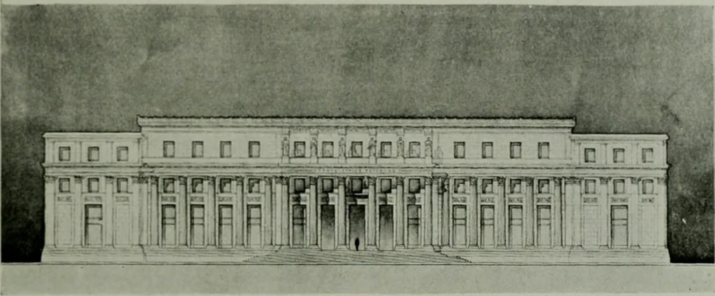 An illustration from The Architect & engineer of California and the Pacific Coast, 1905, leaf 510