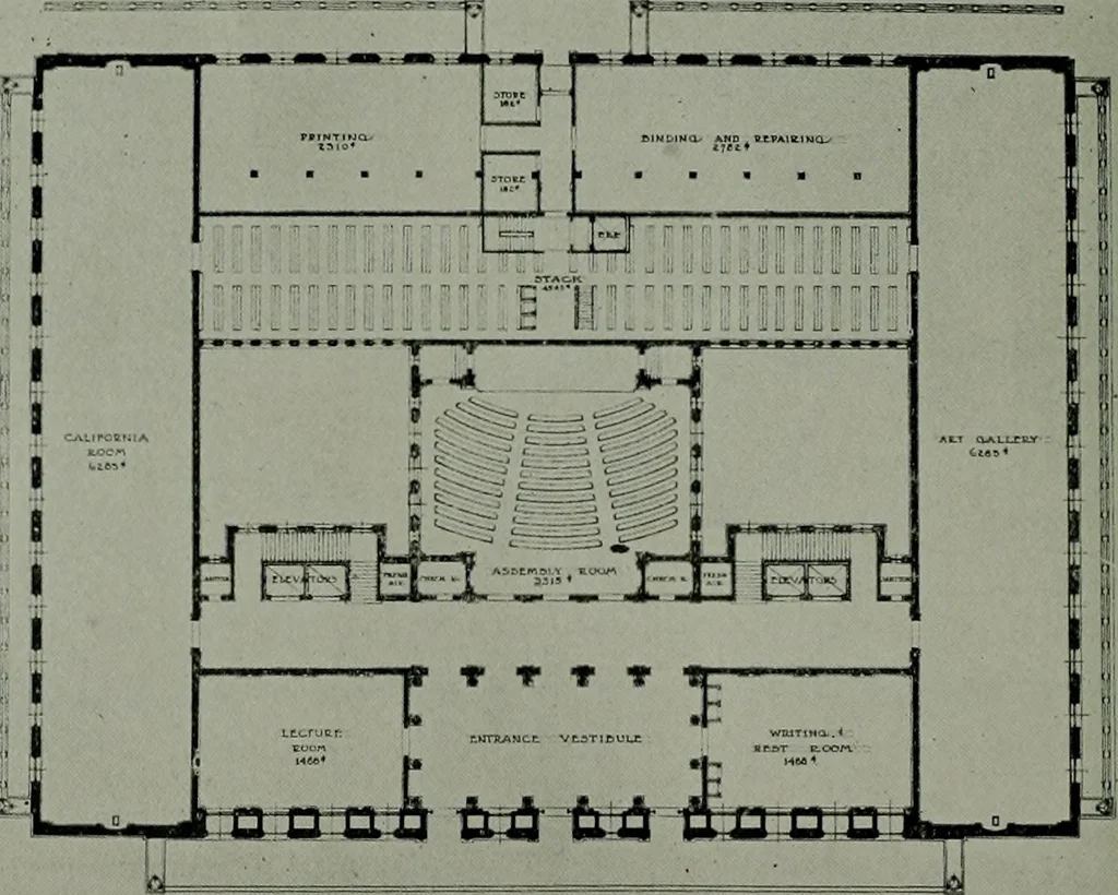 An illustration from The Architect & engineer of California and the Pacific Coast, 1905, leaf 511