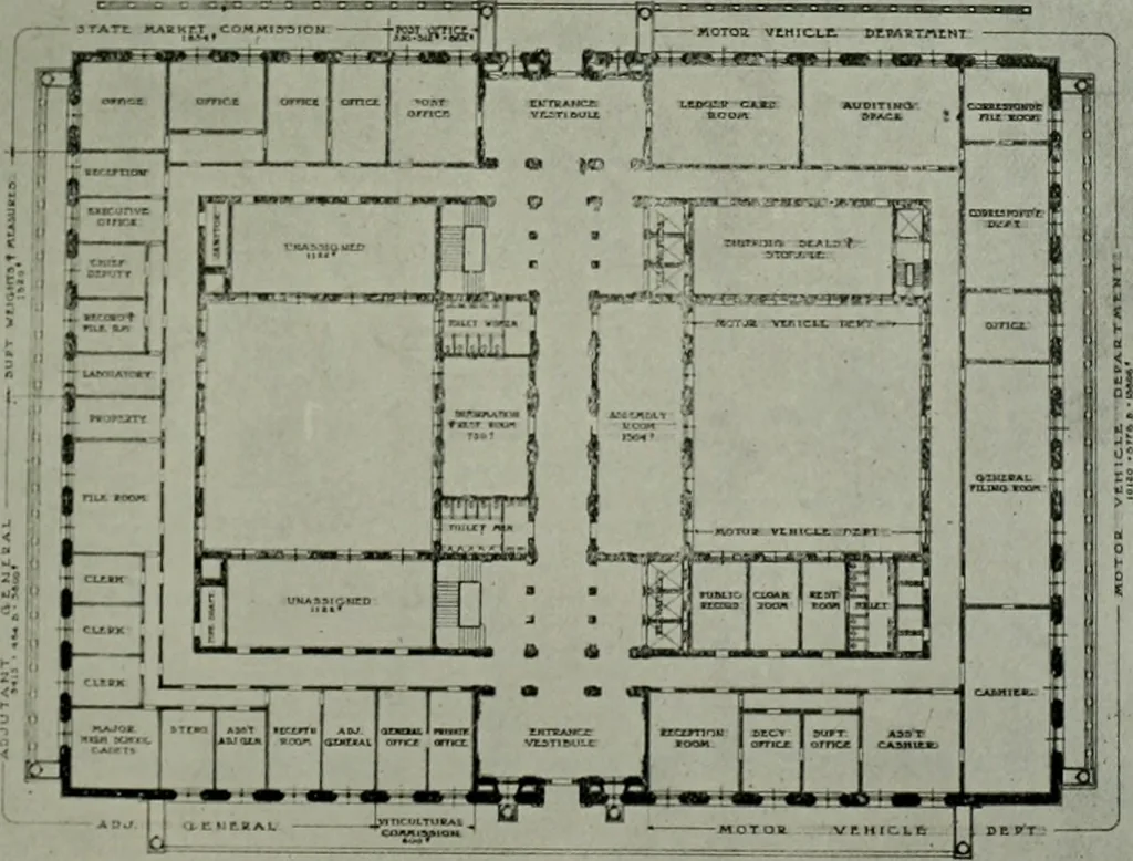 An illustration from The Architect & engineer of California and the Pacific Coast, 1905, leaf 512