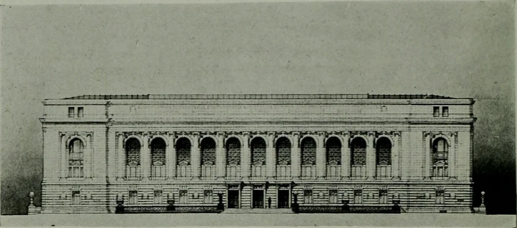 An illustration from The Architect & engineer of California and the Pacific Coast, 1905, leaf 513
