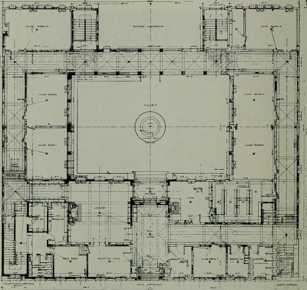 An illustration from The Architect & engineer of California and the Pacific Coast, 1905, leaf 653