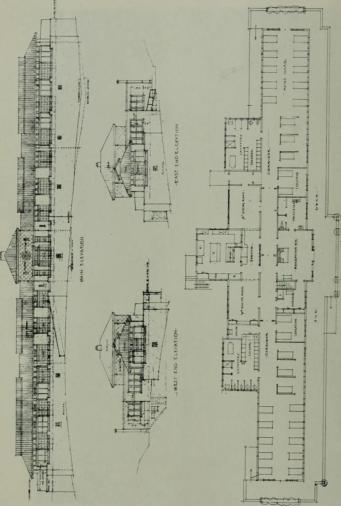 An illustration from The Architect & engineer of California and the Pacific Coast, 1905, leaf 699