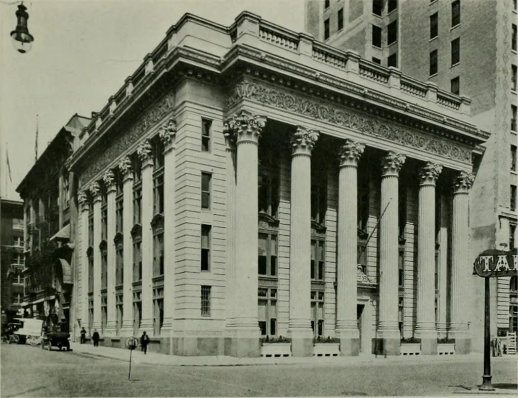 An illustration from The Architect & engineer of California and the Pacific Coast, 1905, leaf 74