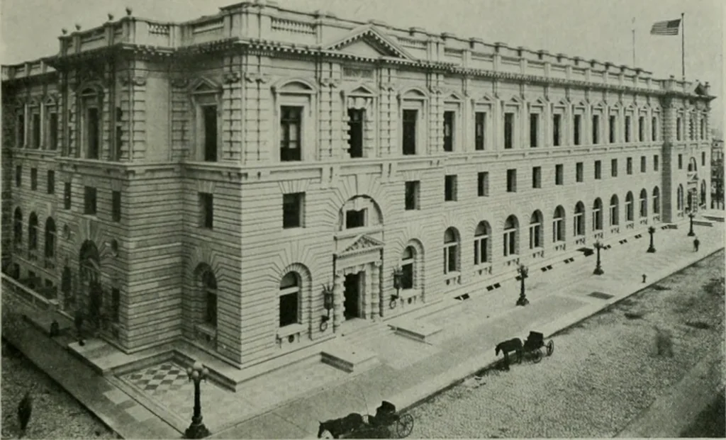 An illustration from The Architect & engineer of California and the Pacific Coast, 1905, leaf 76